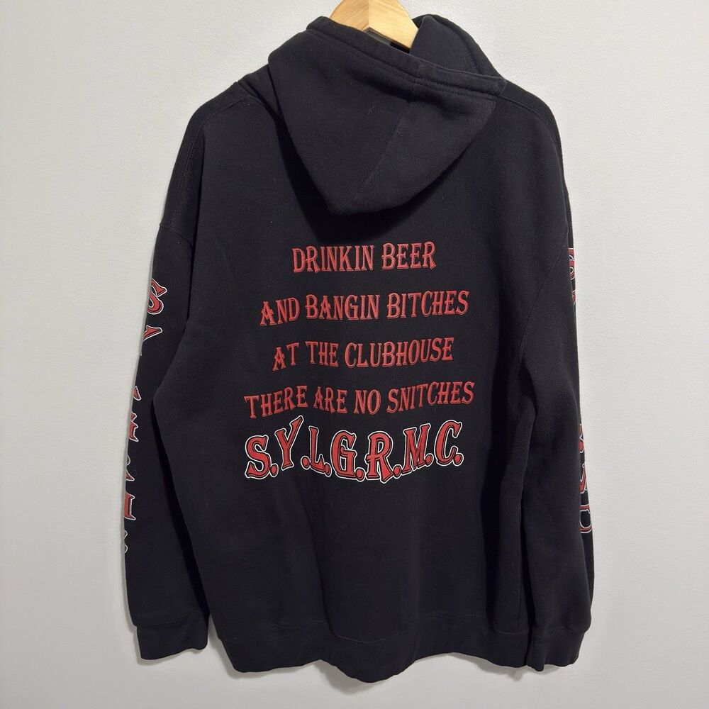 Grim Reapers Motorcycle Club Hoodie 2XL Louisville Kentucky 1% MC Outlaws